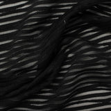 Black Horizontal-Stripe Jacquard, Polyester — photo 3