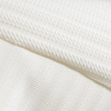 White Chevron Jacquard, Polyester — photo 3