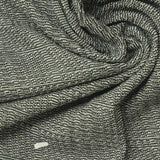 Black Textured-Band Jacquard, Viscose-Poly — photo 3