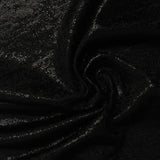 Polyester Stretch Jersey Knit Fabric, 215 gsm — Black — photo 3