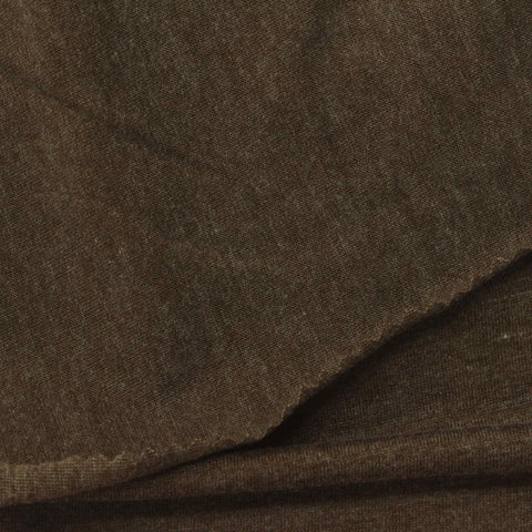 Brown Marl Jersey Knit, Cotton-Poly, 130 gsm