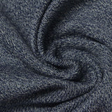 Blue Heathered-Marl Chunky Knit, Poly-Cotton — photo 3