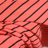 Black Horizontal-Stripe Chunky Knit, Polyester — photo 3