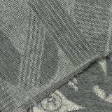 Light Grey Abstract Jacquard, Poly-Cotton — photo 3