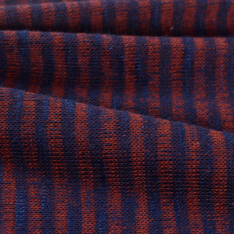 Dark Blue Marl Knit, Viscose-Poly