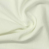 Polyester Stretch Rib Knit Fabric, 368 gsm, 157 cm — White — photo 3