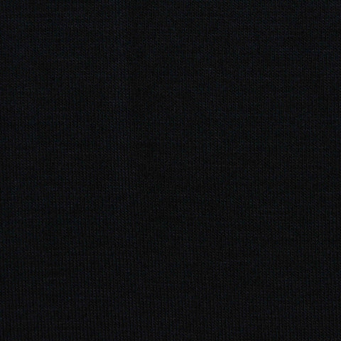 Viscose Stretch Jersey Knit Fabric, 197 gsm, 150 cm — Black