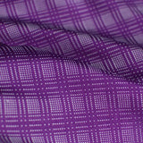 Purple Squares Jacquard, Poly-Viscose — photo 3