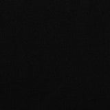 Polyester Stretch Interlock Knit Fabric, 289 gsm, 160 cm — Black — photo 3