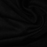 Faux Suede Fabric, 170 gsm, 150 cm — Black — photo 3