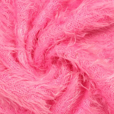 100% Polyester Jersey Knit Fabric, 253 gsm, 170 cm — Pink