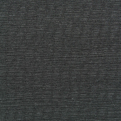 Polyester Stretch Knit Fabric, 170 gsm, 140 cm — Black
