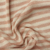 Cream Stripes Chunky Knit, Viscose-Poly — photo 3