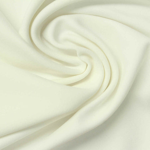 Polyester Stretch Warp Knit Fabric, 199 gsm, 150 cm — White