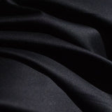 Cotton Stretch Sateen Fabric, 195 gsm, 147 cm — Black — photo 3