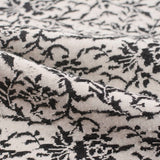 Black Floral Interlock Knit, Cotton-Metallic — photo 3