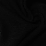 100% Acrylic Jersey Knit Fabric, 196 gsm, 170 cm — Black — photo 3