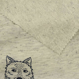 Animal Print 100% Polyester French Terry Fabric, 254 gsm, 184 cm — Beige — photo 3