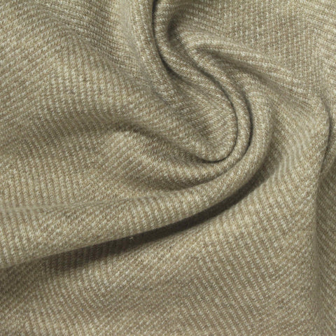 Beige Herringbone Jacquard, Poly-Viscose