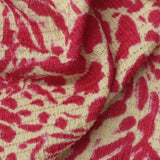 Red Abstract-Animal Print Crepe, Polyester — photo 3
