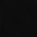 Brushed Polyester Stretch Knit Fabric, 165 gsm, 135 cm — Black — photo 3