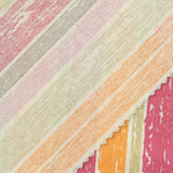 Pink Vertical-Stripe Woven, Poly-Viscose — photo 3