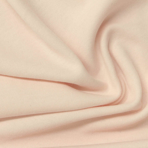 Cotton Stretch Interlock Knit Fabric, 200 gsm, 175 cm — Beige, ref EF-275397