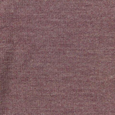 Plum Marl French Terry, Poly-Viscose