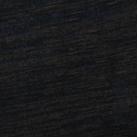 Navy Marl Chunky Knit, Viscose-Poly, 160 gsm