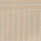 White Horizontal-Stripe Rib Knit, Cotton-Poly — photo 3