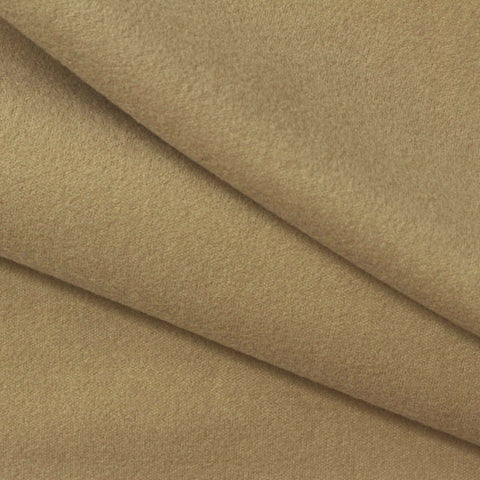 Polyester Stretch Velvet Fabric, 260 gsm, 188 cm — Khaki