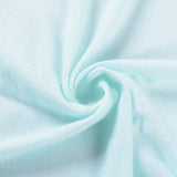 Light Blue Marl Jersey Knit, Poly-Linen — photo 3