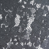 Charcoal Floral Lace, Polyester — photo 3