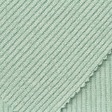 Brushed Polyester Viscose Stretch Rib Knit Fabric, 210 gsm, 160 cm — Green — photo 3