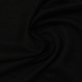 Polyester Viscose Blend Knit Fabric, 170 gsm, 160 cm — Black — photo 3