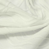 White Tone-on-Tone Jersey Knit, Polyester — photo 3