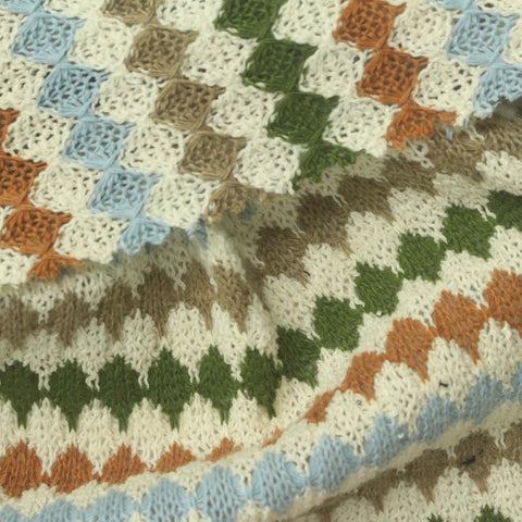 Blue Diamond Chunky Knit, Polyester