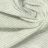 Cream Stripe Jersey Knit, Polyester — photo 3