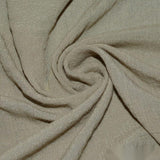 Slub Viscose Polyester Woven Fabric, 85 gsm, 142 cm — Khaki — photo 3