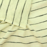 Black Horizontal-Stripe Knit, Polyester — photo 3