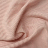 Viscose Polyester Stretch Rib Knit Fabric, 240 gsm, 140 cm — Beige — photo 3