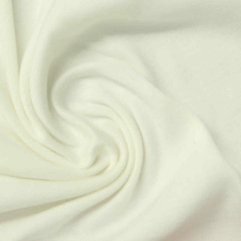 Cotton Viscose Stretch Rib Knit Fabric, 200 gsm, 170 cm — Beige