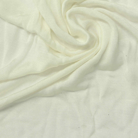 100% Silk Interlock Knit Fabric, 95 gsm, 100 cm — Beige