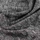 Black Marl Rib Knit, Viscose-Poly — photo 3