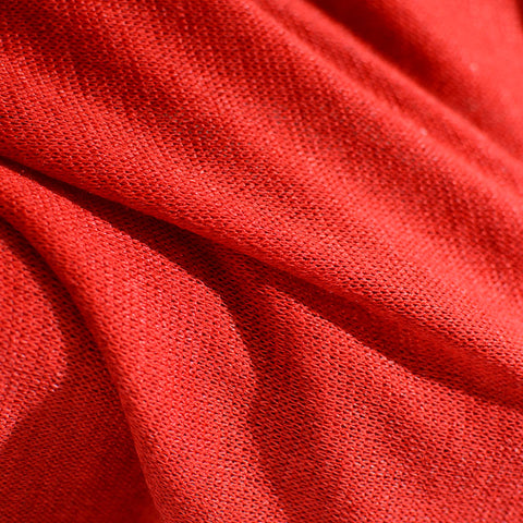 100% Polyester Knit Fabric, 110 gsm, 160 cm — Red