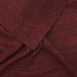 Dark Red Marl Knit, Viscose-Poly — photo 3