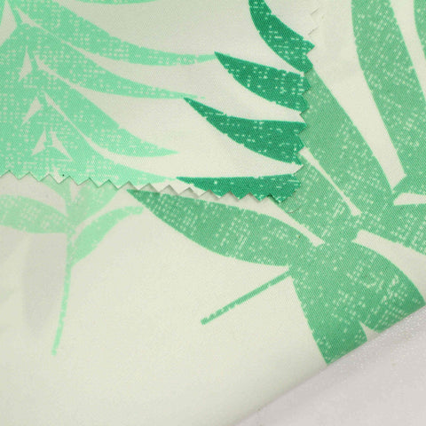 Green Leaves Knit, Polyester, 115 gsm