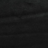 Polyester Cotton Stretch Velvet Fabric, 280 gsm, 165 cm — Black — photo 3