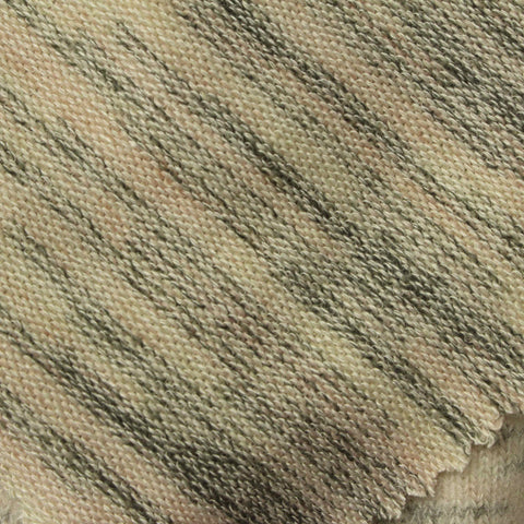 Cream Marl Chunky Knit, Viscose-Poly, 210 gsm