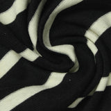 Black Horizontal-Stripe Rib Knit — photo 3